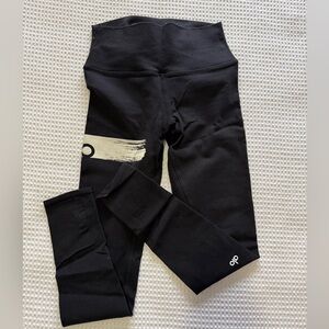 ALO Yoga Black High-Waist Airbrush Leggings